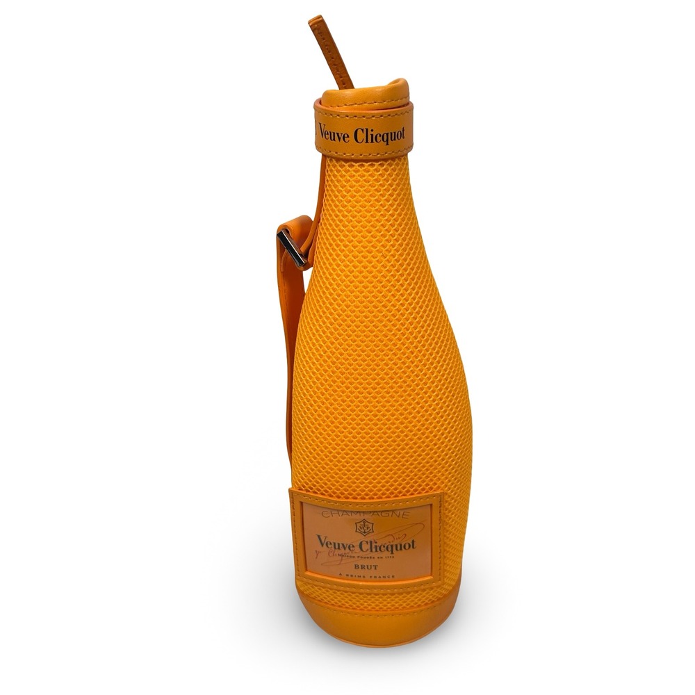 Veuve Clicquot Orange Ice Jacket Champagne Bottle Cooler Insulated Mesh Sleeve